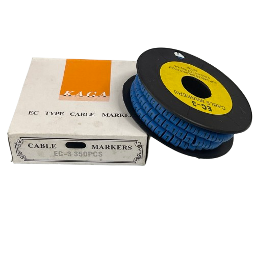 Grippes (1) Cable Marker 5.0mm to 7.2mm (350pcs) Blue   EC-3B(1)