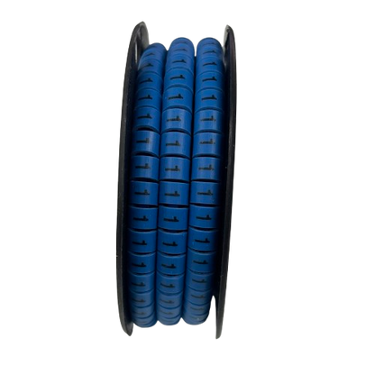 Grippes (1) Cable Marker 5.0mm to 7.2mm (350pcs) Blue   EC-3B(1)