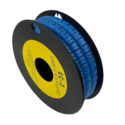Grippes (1) Cable Marker 5.0mm to 7.2mm (350pcs) Blue   EC-3B(1)