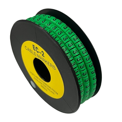 Grippes (3) Cable Marker 3.6mm to 5.2mm 500pcs EC-2G