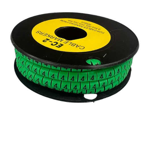 Grippes (4) Cable Marker 3.6mm to 5.2mm 500pcs EC-2G