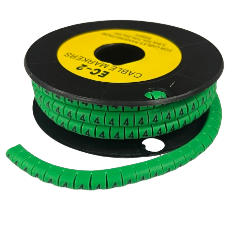 Grippes (4) Cable Marker 3.6mm to 5.2mm 500pcs EC-2G