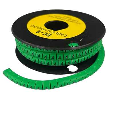 Grippes (4) Cable Marker 3.6mm to 5.2mm 500pcs EC-2G