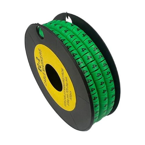 Grippes (4) Cable Marker 3.6mm to 5.2mm 500pcs EC-2G