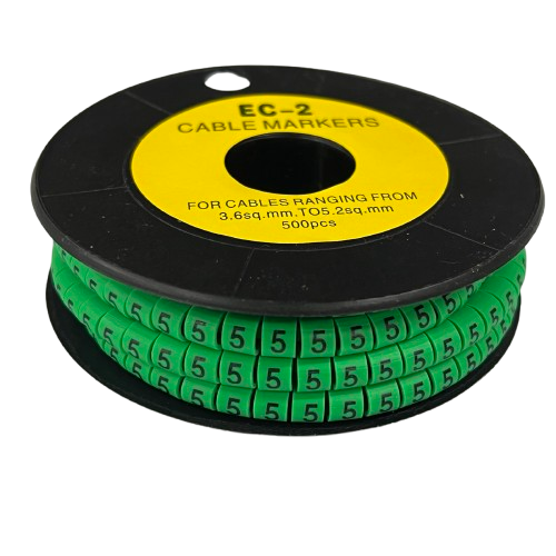 Grippes (5) Cable Marker 3.6mm to 5.2mm 500pcs EC-2G