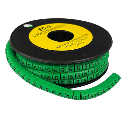Grippes (5) Cable Marker 3.6mm to 5.2mm 500pcs EC-2G
