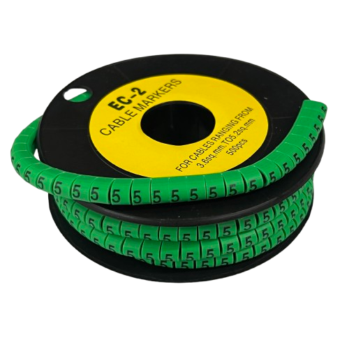 Grippes (5) Cable Marker 3.6mm to 5.2mm 500pcs EC-2G