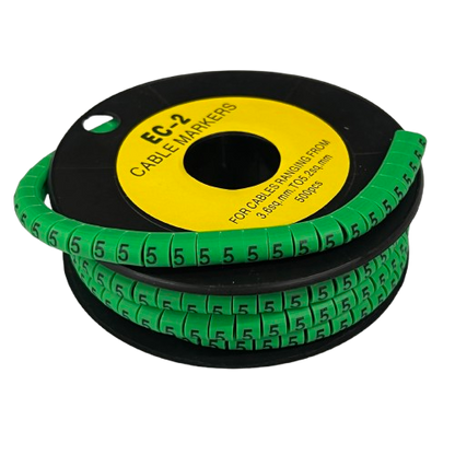 Grippes (5) Cable Marker 3.6mm to 5.2mm 500pcs EC-2G