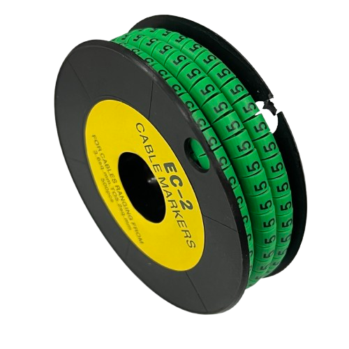 Grippes (5) Cable Marker 3.6mm to 5.2mm 500pcs EC-2G