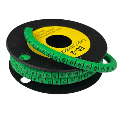 Grippes (6) Cable Marker 3.6mm to 5.2mm 500pcs EC-2G
