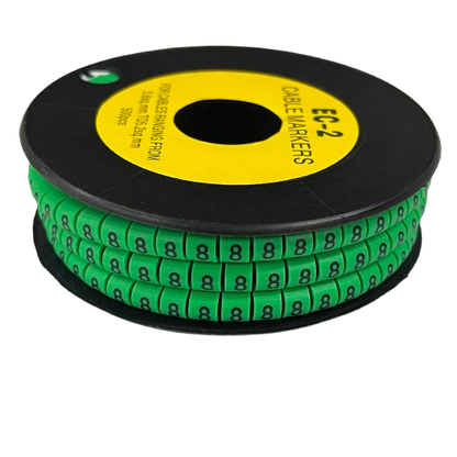 Grippes (8) Cable Marker 3.6mm to 5.2mm 500pcs EC-2G