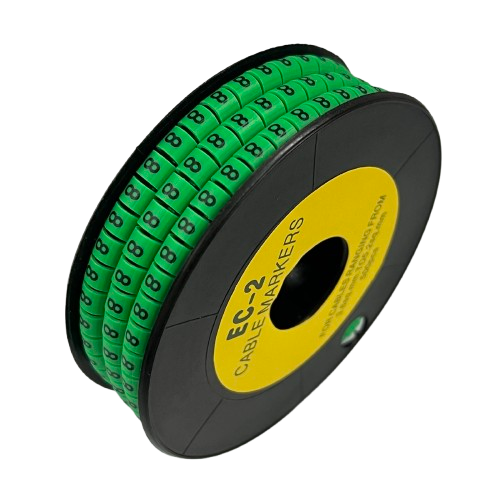 Grippes (8) Cable Marker 3.6mm to 5.2mm 500pcs EC-2G