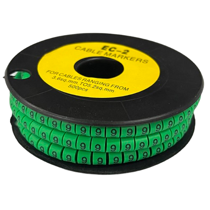 Grippes (9) Cable Marker 3.6mm to 5.2mm 500pcs EC-2G