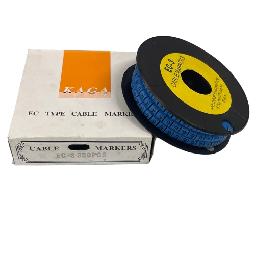 Grippes (9) Cable Marker 5.0mm to 7.2mm (350pcs) Blue    EC-3B(9)