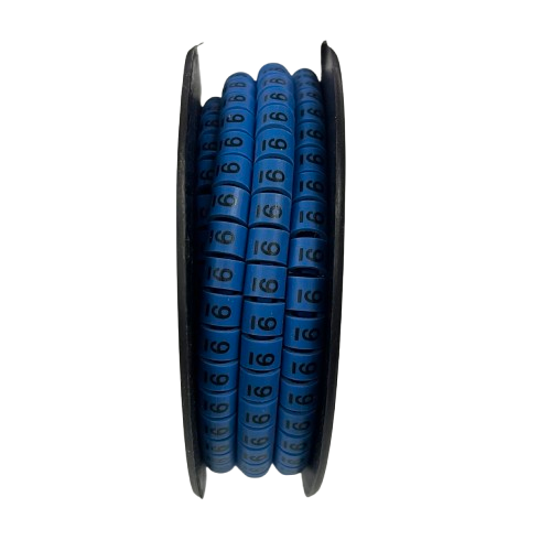 Grippes (9) Cable Marker 5.0mm to 7.2mm (350pcs) Blue    EC-3B(9)
