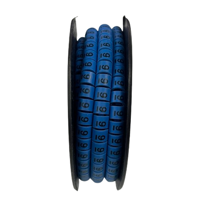 Grippes (9) Cable Marker 5.0mm to 7.2mm (350pcs) Blue    EC-3B(9)