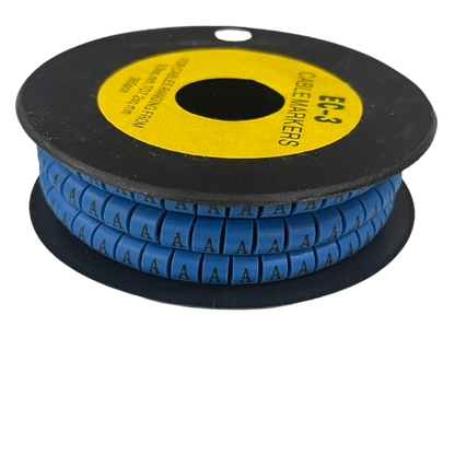 Grippes (A) Cable Marker 5.0mm to 7.2mm  (350pcs) Blue   EC-3B(A)