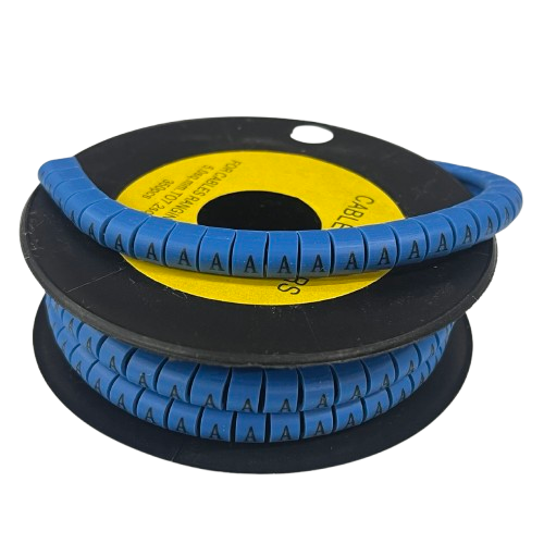 Grippes (A) Cable Marker 5.0mm to 7.2mm  (350pcs) Blue   EC-3B(A)