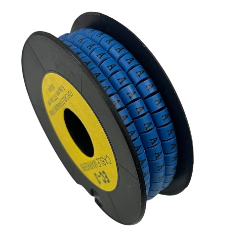 Grippes (A) Cable Marker 5.0mm to 7.2mm  (350pcs) Blue   EC-3B(A)