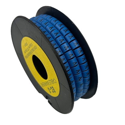 Grippes (A) Cable Marker 5.0mm to 7.2mm  (350pcs) Blue   EC-3B(A)