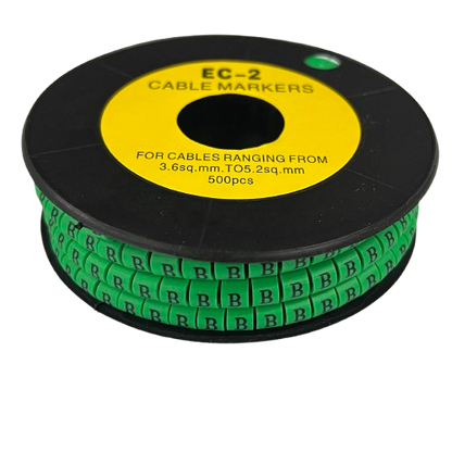 Grippes (B) Cable Marker 3.6mm to 5.2mm 500pcs EC-2G