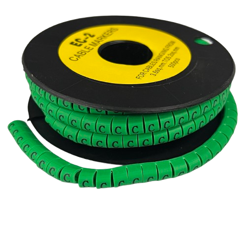 Grippes (C) Cable Marker 3.6mm to 5.2mm 500pcs EC-2G