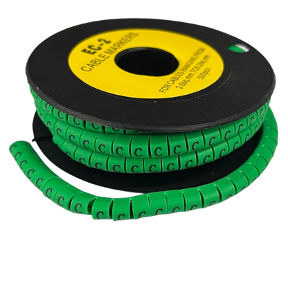 Grippes (C) Cable Marker 3.6mm to 5.2mm 500pcs EC-2G
