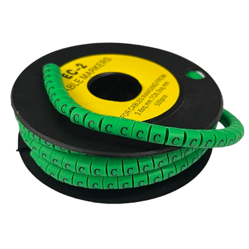 Grippes (C) Cable Marker 3.6mm to 5.2mm 500pcs EC-2G