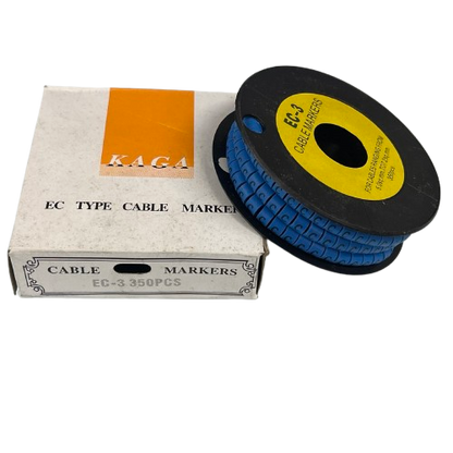 Grippes (C) Cable Marker 5.0mm to 7.2mm (350pcs) BlueEC-3B(C)