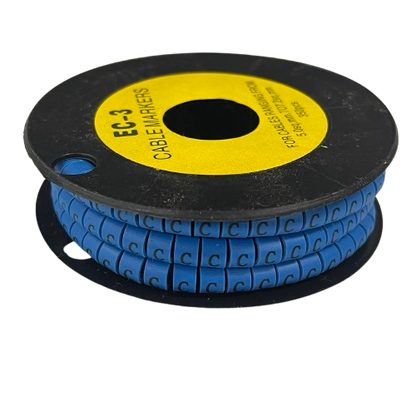 Grippes (C) Cable Marker 5.0mm to 7.2mm (350pcs) BlueEC-3B(C)