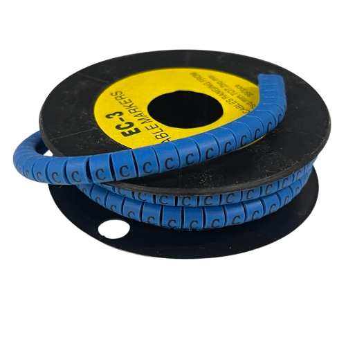 Grippes (C) Cable Marker 5.0mm to 7.2mm (350pcs) BlueEC-3B(C)