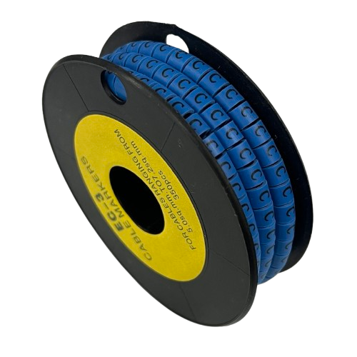 Grippes (C) Cable Marker 5.0mm to 7.2mm (350pcs) BlueEC-3B(C)