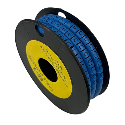 Grippes (C) Cable Marker 5.0mm to 7.2mm (350pcs) BlueEC-3B(C)