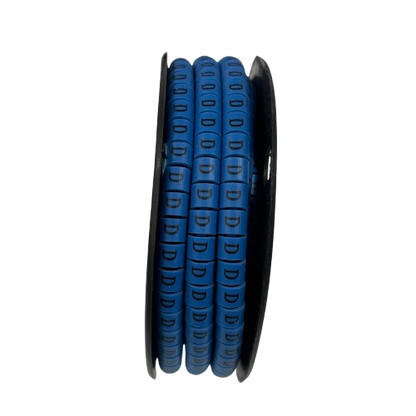 Grippes (D) Cable Marker 3.6mm to 5.2mm Color Blue 1roll 500pcs EC-2B
