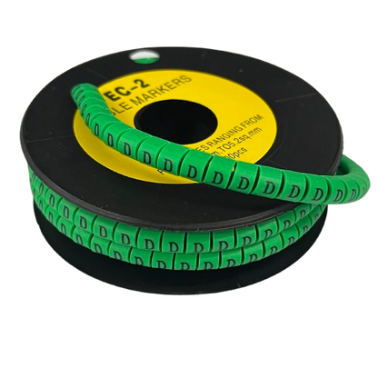 Grippes (D) Cable Marker 3.6mm to 5.2mm 500pcs EC-2G