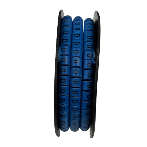 Grippes (D) Cable Marker 5.0mm to 7.2mm  (350pcs) Blue   EC-3B(D)