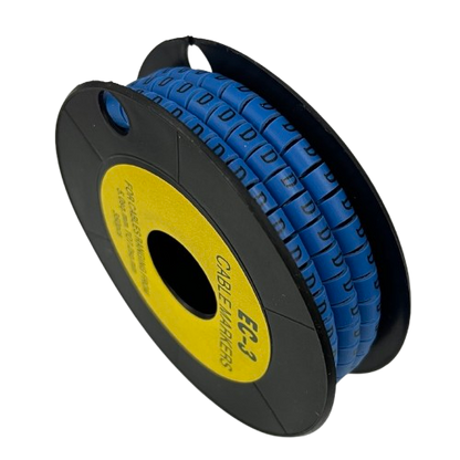 Grippes (D) Cable Marker 5.0mm to 7.2mm  (350pcs) Blue   EC-3B(D)