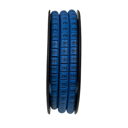 Grippes (E) Cable Marker 3.6mm to 5.2mm Color Blue 1roll 500pcs EC-2B