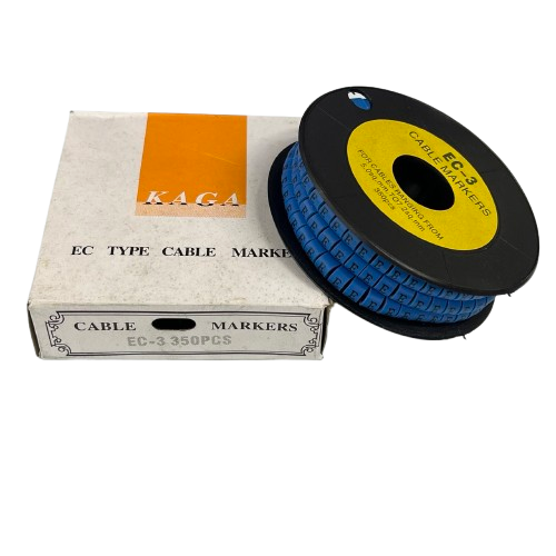 Grippes (E) Cable Marker 5.0mm to 7.2mm (350pcs) Blue    EC-3B(E)