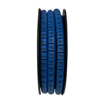 Grippes (F) Cable Marker 3.6mm to 5.2mm Color Blue 1roll 500pcs EC-2B