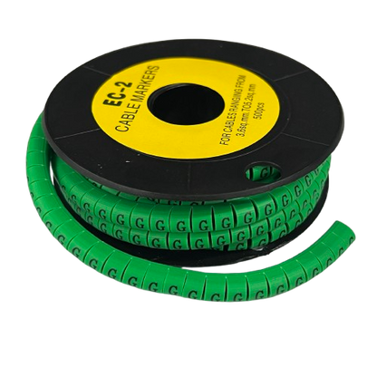 Grippes (G) Cable Marker 3.6mm to 5.2mm 500pcs EC-2G