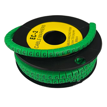 Grippes (G) Cable Marker 3.6mm to 5.2mm 500pcs EC-2G
