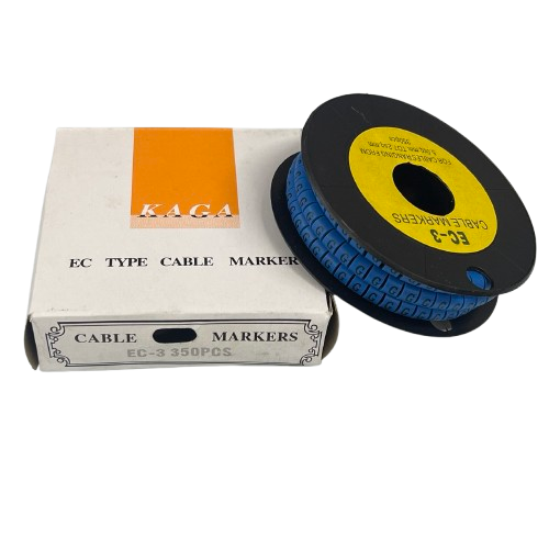 Grippes (G) Cable Marker 5.0mm to 7.2mm (350pcs) Blue   EC-3B(G)