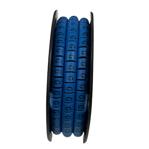 Grippes (G) Cable Marker 5.0mm to 7.2mm (350pcs) Blue   EC-3B(G)