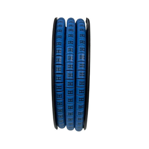 Grippes (H) Cable Marker 3.6mm to 5.2mm Color Blue 1roll 500pcs EC-2B
