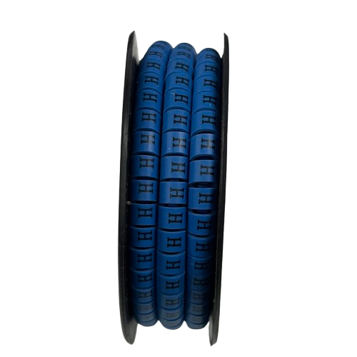 Grippes (H) Cable Marker 5.0mm to 7.2mm (350pcs) Blue    EC-3B(H)