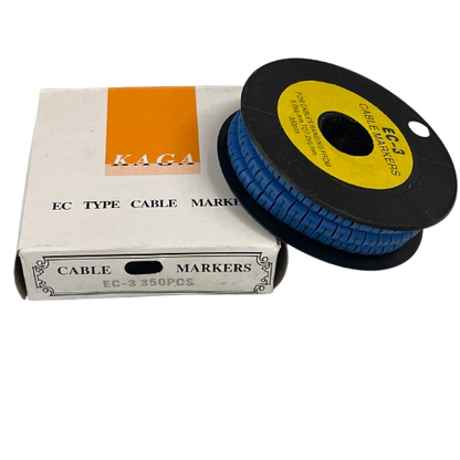 Grippes (I) Cable Marker 5.0mm to 7.2mm (350pcs) Blue    EC-3B(I)