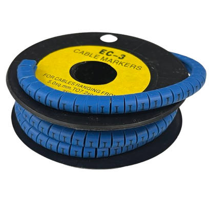 Grippes (I) Cable Marker 5.0mm to 7.2mm (350pcs) Blue    EC-3B(I)