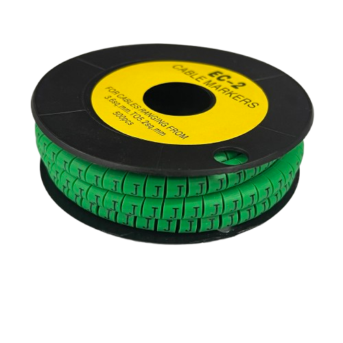 Grippes (J) Cable Marker 3.6mm to 5.2mm 500pcs EC-2G