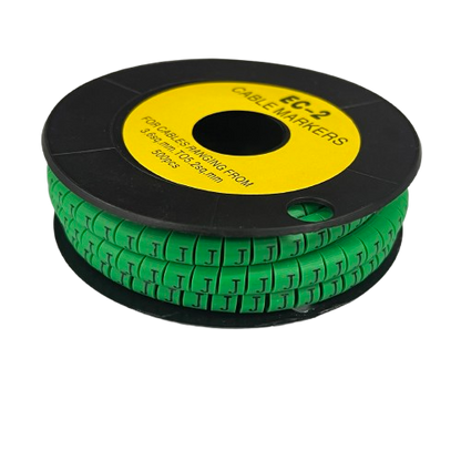Grippes (J) Cable Marker 3.6mm to 5.2mm 500pcs EC-2G